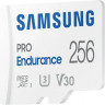 Карта памяти microSDXC UHS-I U3 Samsung PRO Endurance 256 ГБ, 100 МБ/с, Class 10, MB-MJ256KA, 1 шт., переходник SD