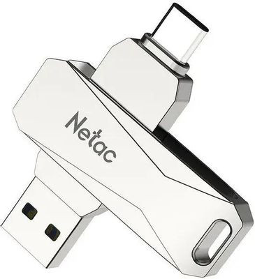 Флешка USB NETAC U782C 512ГБ, USB3.0, серебристый [nt03u782c-512g-30pn]