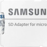 Карта памяти microSDXC UHS-I U3 Samsung EVO Plus 256 ГБ, 130 МБ/с, Class 10, MB-MC256KA, 1 шт., переходник SD