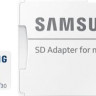Карта памяти microSDXC UHS-I U3 Samsung EVO Plus 256 ГБ, 130 МБ/с, Class 10, MB-MC256KA, 1 шт., переходник SD