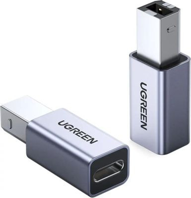 Кабель UGREEN CM565, USB Type-C - HDMI (f), ферритовый фильтр , 1.5м, серый [90451]