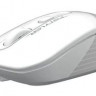 Мышь A4TECH Fstyler FM10, оптическая, проводная, USB, белый и серый [fm10 white]