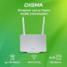 Интернет-центр Digma HOME, N300, белый [d4ghmawh]