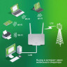Интернет-центр Digma HOME, N300, белый [d4ghmawh]