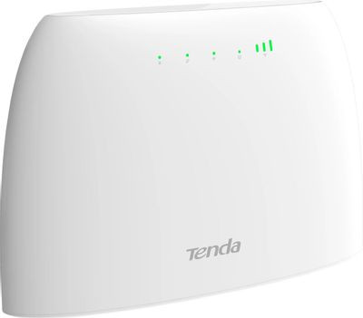 Wi-Fi роутер TENDA 4G03, N300, белый