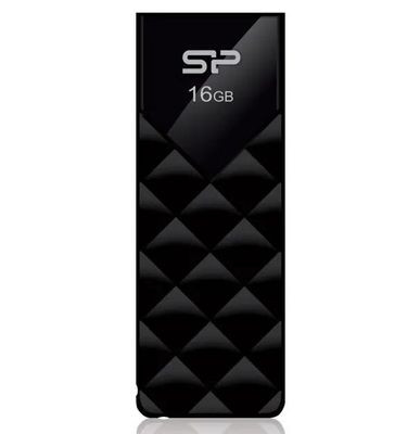 Флешка USB Silicon Power Ultima U03 16ГБ, USB2.0, черный [sp016gbuf2u03v1k]