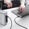 Кабель UGREEN US501, USB Type-C - USB Type-C, ферритовый фильтр , 0.8м, черный [30389]