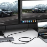 Кабель UGREEN US501, USB Type-C - USB Type-C, ферритовый фильтр , 0.8м, черный [30389]