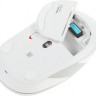 Мышь A4TECH Fstyler FG10, оптическая, беспроводная, USB, белый и серый [fg10 white]