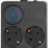 Сетевой фильтр Ippon BK-6-EU-5-10-B, 5м, черный