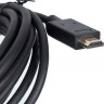 Кабель 1.2v, DisplayPort (m) - HDMI (m), GOLD , 5м, черный
