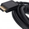 Кабель 1.2v, DisplayPort (m) - HDMI (m), GOLD , 5м, черный