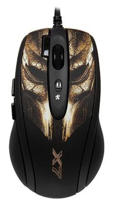 Мышь A4TECH XL-750BH, игровая, лазерная, проводная, USB, рисунок