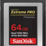 Карта памяти CF Sandisk Extreme Pro 64 ГБ, 1700 МБ/с, SDCFE-064G-GN4NN, 1 шт., без адаптера