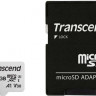 Карта памяти microSDXC UHS-I U3 Transcend 300S 512 ГБ, 100 МБ/с, Class 10, TS512GUSD300S-A, 1 шт., переходник SD