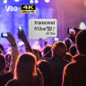 Карта памяти microSDXC UHS-I U3 Transcend 300S 512 ГБ, 100 МБ/с, Class 10, TS512GUSD300S-A, 1 шт., переходник SD