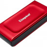Внешний диск SSD Kingston XS1000 SXS1000R/1000G, 1ТБ, красный