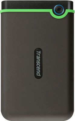 Внешний диск HDD Transcend StoreJet 25M3S TS1TSJ25M3S, 1ТБ, серый