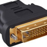 Адаптер Buro DVI-D (m) - HDMI (f), GOLD , черный [bhp ret ada_hdmi-dvi]