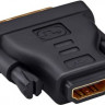 Адаптер Buro DVI-D (m) - HDMI (f), GOLD , черный [bhp ret ada_hdmi-dvi]
