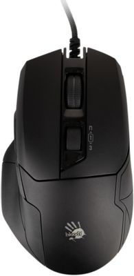 Мышь A4TECH Bloody W70 Max, игровая, оптическая, проводная, USB, черный [w70 max (stone black)]