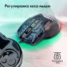 Мышь GMNG XM007, игровая, оптическая, проводная, USB, черный и серый
