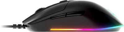 Мышь SteelSeries Rival 3, игровая, оптическая, проводная, USB, черный [62513]