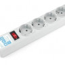 Сетевой фильтр Ippon BK-8-EU-5-10-B, 5м, черный