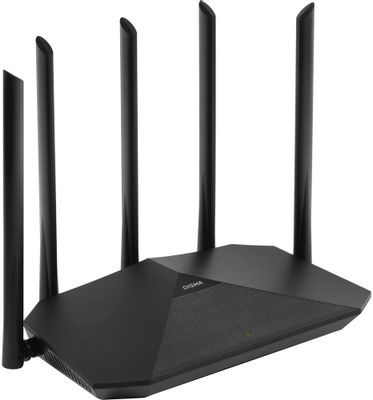 Wi-Fi роутер Digma DWR-AX1501, AX1500, черный