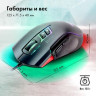 Мышь GMNG XM004, игровая, оптическая, проводная, USB, черный и красный