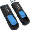 Флешка USB A-Data DashDrive UV128 64ГБ, USB3.0, черный и синий [auv128-64g-rbe]