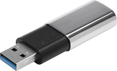 Флешка USB NETAC US2 128ГБ, USB3.1, черный и серебристый [nt03us2n-128g-32sl]