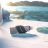 Флешка USB Sandisk iXpand Flip 64ГБ, USB3.1, зеленый и серебристый [sdix90n-064g-gn6nn]