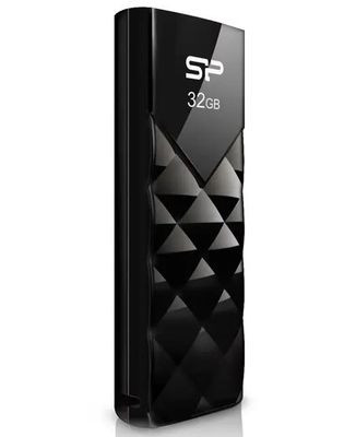 Флешка USB Silicon Power Ultima U03 32ГБ, USB2.0, черный [sp032gbuf2u03v1k]
