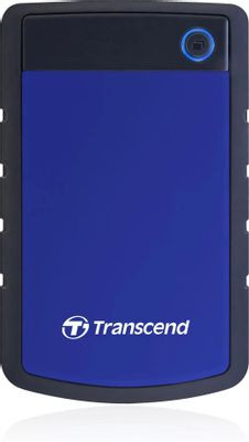 Внешний диск HDD Transcend StoreJet 25H3 TS1TSJ25H3B, 1ТБ, синий