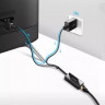 Адаптер UGREEN 30985, USB 3.0 A(m) (прямой) - micro USB 3.0 B (m) (прямой), ферритовый фильтр , круглое, 1м, черный
