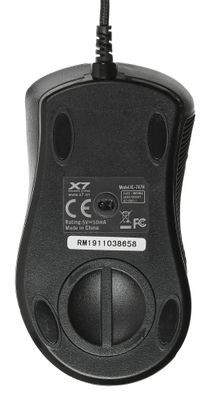 Мышь A4TECH Oscar Editor XL-747H, игровая, лазерная, проводная, USB, коричневый и рисунок [xl-747h (brown spider)]