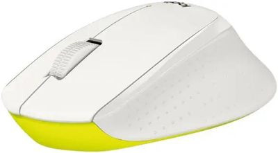 Мышь Logitech M330 Silent Plus, оптическая, беспроводная, USB, белый [910-004926]