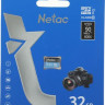 Карта памяти microSDHC UHS-I U1 NETAC P500 32 ГБ, 80 МБ/с, Class 10, NT02P500STN-032G-S, 1 шт., без адаптера