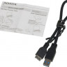 Внешний диск HDD A-Data DashDrive Durable AHD650, 1ТБ, черный [ahd650-1tu31-cbk]