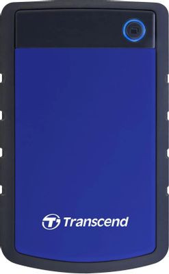 Внешний диск HDD Transcend StoreJet 25H3 TS2TSJ25H3B, 2ТБ, синий