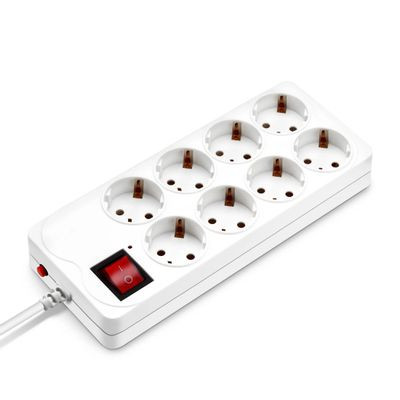 Сетевой фильтр POWERCOM SP-08 USB03AB 1.8м, 1.8м, черный