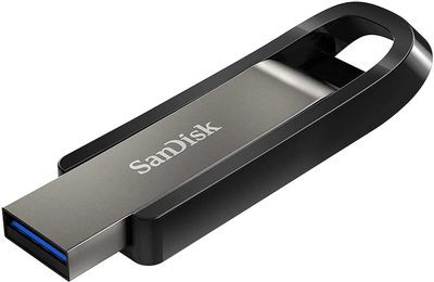 Флешка USB Sandisk Extreme Go 128ГБ, USB3.1, черный [sdcz810-128g-g46]