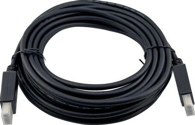 Кабель Display Port DisplayPort (m) (прямой) - DisplayPort (m) (прямой), GOLD , 10м, черный