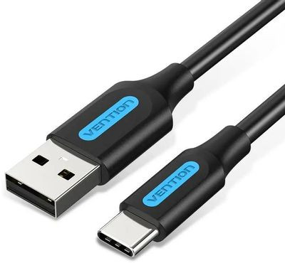 Кабель USB2.0 VENTION COKBF, USB Type-C (m) - USB A(m), круглое, 1м