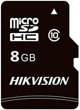 Карта памяти microSDHC UHS-I U1 Hikvision C1 8 ГБ, 92 МБ/с, Class 10, HS-TF-C1(STD)/8G/ZAZ01X00/OD, 1 шт., без адаптера