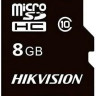 Карта памяти microSDHC UHS-I U1 Hikvision C1 8 ГБ, 92 МБ/с, Class 10, HS-TF-C1(STD)/8G/ZAZ01X00/OD, 1 шт., без адаптера
