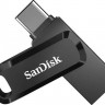 Флешка USB Sandisk Ultra Dual Drive Go 64ГБ, USB3.1, черный [sdddc3-064g-g46]