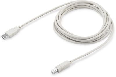 Кабель USB2.0 Buro USB A(m) - USB B(m), 3м, серый [usb2.0-am/bm-3]