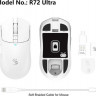 Мышь A4TECH Bloody R72 Ultra, игровая, оптическая, беспроводная, USB, белый